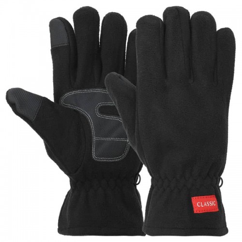 Рукавиці спортивні теплі на хутрі PlayGame Classic L, чорний, код: BC-8562_LBK Рукавиці спортивні теплі на хутрі PlayGame Classic L, чорний, код: BC-8562_LBK