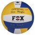 М"яч волейбольний Fox AGCV18 №5, білий-жовтий-синій, код: FX/AGCV18-WS