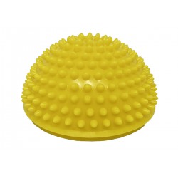 Напівсфера масажна кіндербол EasyFit 160х80 мм, м'яка жовта, код: EF-3001-Y