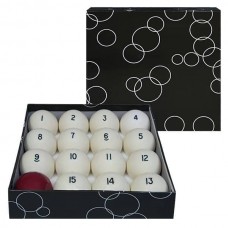 Кулі більярдні PlayGame D = 68мм, білий, код: 68D-WS