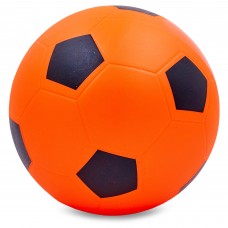 Мяч футбольный PlayGame резиновый оранжевый, код: FB-5652_OR