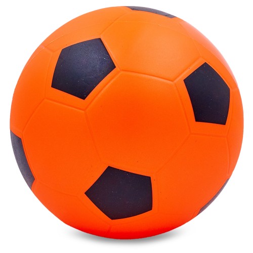 М"яч футбольний PlayGame гумовий помаранчевий, код: FB-5652_OR