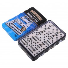 Доміно настільна гра в залізній подарунковій коробці PlayGame 28 кісток, білий, код: 5012A Доміно настільна гра в залізній подарунковій коробці PlayGame 28 кісток, білий, код: 5012A