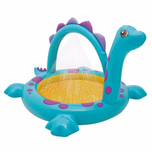 Дитячий надувний басейн Intex Динозаврик Dino Spray Pool (229х165х117 см), код: 57437-IB