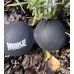 Масажний силіконовий подвійний м"яч PowerPlay Silicone Lacrosse Peanut Ball 1260х63 мм, чорний, код: PP-4355_Black