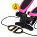 Степпер (міні-степпер) 4Fizjo Evo з еспандерами, чорний-рожевий, код: P-5905973403870