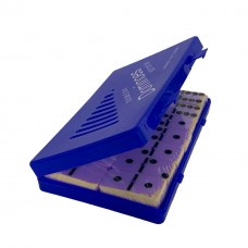 Гра настільна SNS Доміно 5010ВР у пластиковій синій коробочці, код: 00124-SNS Гра настільна SNS Доміно 5010ВР у пластиковій синій коробочці, код: 00124-SNS