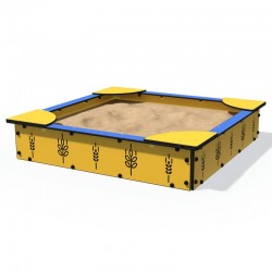 Пісочниця InterAtletika Колосок, 1615х1615х330 мм, код: LK314-SM Пісочниця InterAtletika Колосок, 1615х1615х330 мм, код: LK314-SM