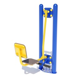 Вуличний тренажер Brustyle Жим ногами горизонтальний односторонній, код: SG100.1