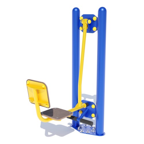 Вуличний тренажер Brustyle Жим ногами горизонтальний односторонній, код: SG100.1