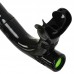 Трубка фронтальна дихальна для плавання MadWave Pro Snorkel, чорний, код: M077301_BK