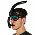 Трубка фронтальна дихальна для плавання MadWave Pro Snorkel, чорний, код: M077301_BK