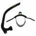 Трубка фронтальна дихальна для плавання MadWave Pro Snorkel, чорний, код: M077301_BK