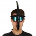 Трубка фронтальна дихальна для плавання MadWave Pro Snorkel, чорний, код: M077301_BK