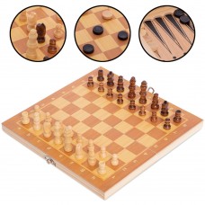 Шахматы, шашки, нарды 3 в 1 ChessTour, код: W7721