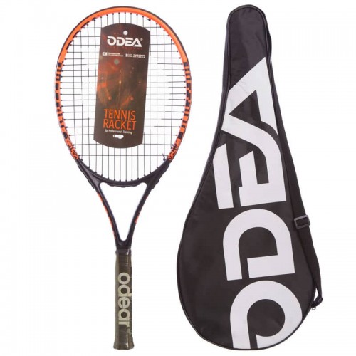 Ракетка для великого тенісу Odear X-fire чорний-помаранчевий, код: T55_BKOR Ракетка для великого тенісу Odear X-fire чорний-помаранчевий, код: T55_BKOR