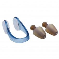 Беруші для плавання та затискач для носа PlayGame синій, код: HN-2-S52