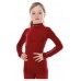 Футболка з довгим рукавом Brubeck Active Wool burgundy 128/134, код: LS13690-burgundy-128/134