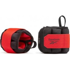 Обважнювачі зап'ястя Reebok Flexlock Wrist Weights 0.5 кг, чорний-червоний, код: 885652017176