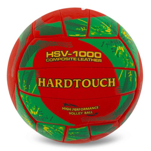 М'яч волейбольний Hard Touch Composite Leather №5, червоний-зелений, код: VB-4058_RG М'яч волейбольний Hard Touch Composite Leather №5, червоний-зелений, код: VB-4058_RG