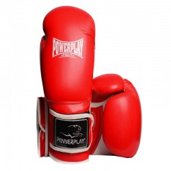 Боксерські рукавиці PowerPlay червоні 16 унцій, код: PP_3019_16oz_Red