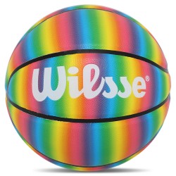 М'яч баскетбольний Wilsse №7, райдужний, код: BA-7424-S52
