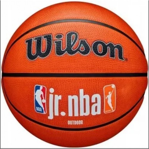 М"яч баскетбольний Wilson JR NBA Fam Logo Auth Outdoor BSKT №7, помаранчевий, код: 097512643573