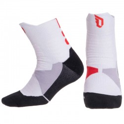 Шкарпетки спортивні PlayGame розмір 40-45, білий-чорний-червоний, код: DML7501_WBKR