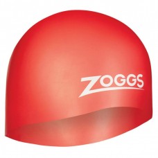 Шапочка для плавання Zoggs Easy-fit Silicone Cap червона, код: 194151083064