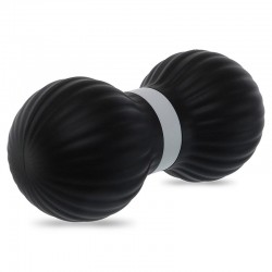 М"яч кинезиологический подвійний FitGo Duoball 14х65 мм, чорний, код: FI-9673_BK