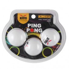 Кульки для настільного тенісу King Becket, 3 шт, білий, код: DX-111-WS Кульки для настільного тенісу King Becket, 3 шт, білий, код: DX-111-WS