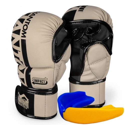 Рукавиці для ММА Phantom Apex Sparring L/XL, бежевий, код: PHMMAG2404-LXL