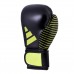 Рукавички для боксу та кікбоксингу Adidas з ліцензією Wako, 10oz, чорний-зелений, код: 15581-1097
