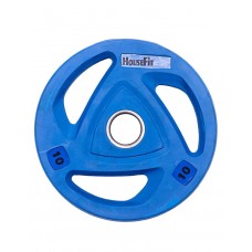 Диск олімпійський HouseFit OR-102-10, 10 кг, синій, код: К00010981