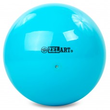 М"яч для художньої гімнастики Zelart 20 см, бірюзовий, код: RG200_T