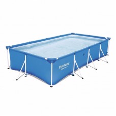 Прямокутний каркасний басейн Bestway Steel Splash Frame Pool 4000х2110х810 мм, код: 56405BW-IB