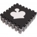 Коврик-пазл детский FitGo шахматы 300х300 мм (12шт), код: C-3552-S52