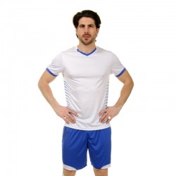 Футбольна форма PlayGame Lingo XL, ріст 170-175, білий-синій, код: LD-5018_XLWBL
