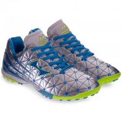 Сороконіжки футбольні Health розмір 41 (25,5см), срібний-синій, код: 922-1_41GRBL Сороконіжки футбольні Health розмір 41 (25,5см), срібний-синій, код: 922-1_41GRBL