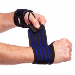 Бинти кистьові для жиму BioGym синій, код: TA-311_BL Бинти кистьові для жиму BioGym синій, код: TA-311_BL