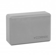 Блок для йоги Cornix EVA 228x152x76 мм, сірий, код: XR-0105