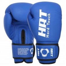Боксерські рукавиці шкіряні Hard Touch 12 унцій, синій, код: BO-4230_12BL