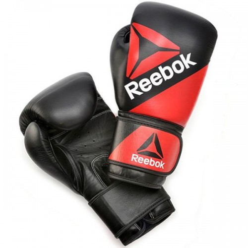 Боксерські рукавички Reebok Combat 12oz, код: RSCB-10070RDBK