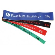 Набір гумок для фітнесу тканинних Sveltus Elasti"ring у коробці (4 шт.), код: SLTS-0149