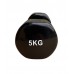 Гантель для фітнесу з вініловим покриттям Generation Fintess FF51D3B-5kg, 1х5 кг, чорний, код: 523438-AX