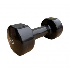 Гантель для фітнесу з вініловим покриттям Generation Fintess FF51D3B-5kg, 1х5 кг, чорний, код: 523438-AX Гантель для фітнесу з вініловим покриттям Generation Fintess FF51D3B-5kg, 1х5 кг, чорний, код: 523438-AX