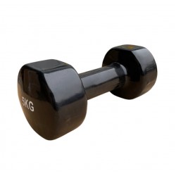 Гантель для фітнесу з вініловим покриттям Generation Fintess FF51D3B-5kg, 1х5 кг, чорний, код: 523438-AX Гантель для фітнесу з вініловим покриттям Generation Fintess FF51D3B-5kg, 1х5 кг, чорний, код: 523438-AX