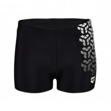 Плавки-боксери для хлопців Arena Kikko V Swim Short Graphic зріст 128 см, 8-9 років, чорний-білий, код: 3468337061304