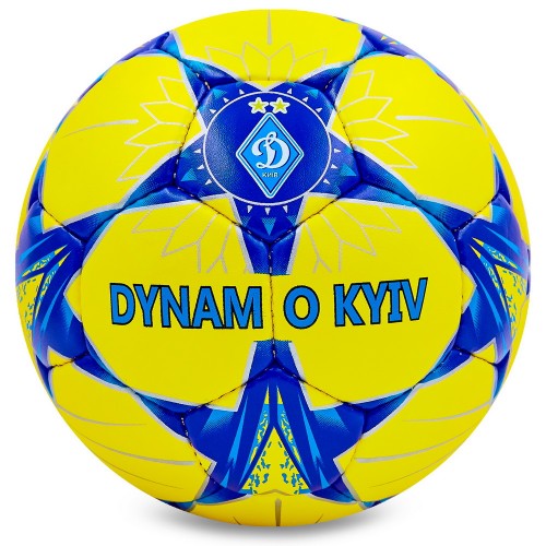 М"яч футбольний Ballonstar Динамо Київ №5 PU, жовто-синій, код: FB-0047-6591