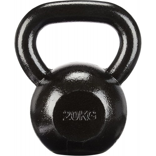 Гиря чавунна Toorx 20 кг з гумовою підставкою Black, код: 931122-SVA